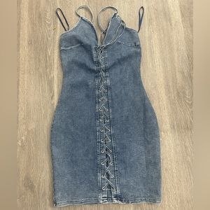 Denim dress